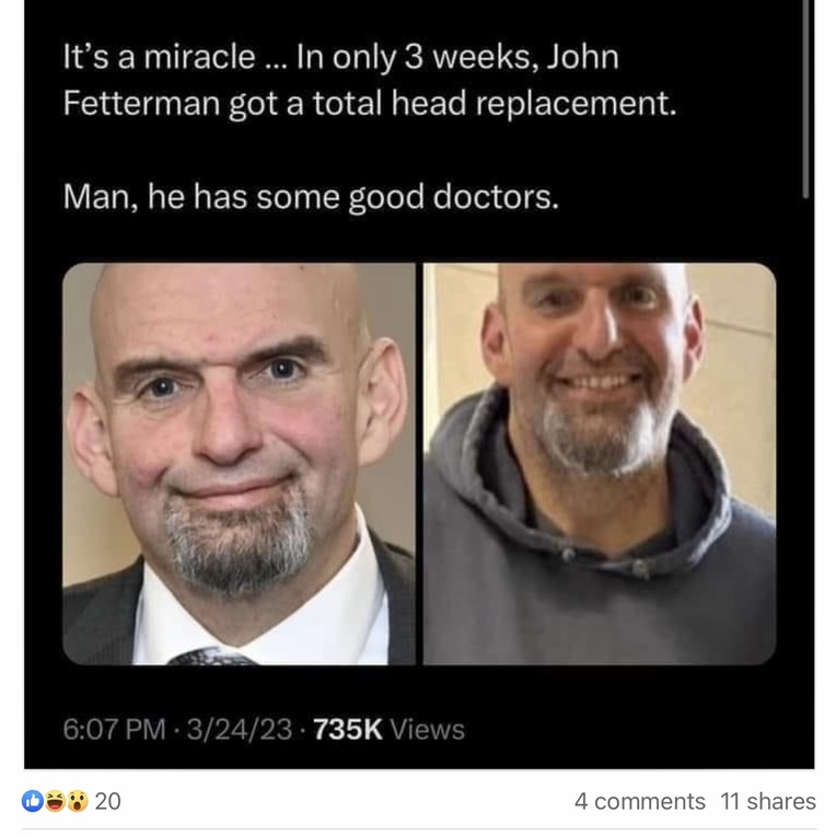 Sen. John Fetterman, D-MN with Sen. John Fetterman, D-MN